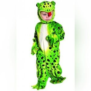 Underwraps Green Spotted Frog Toddler Jumpsuit Costume